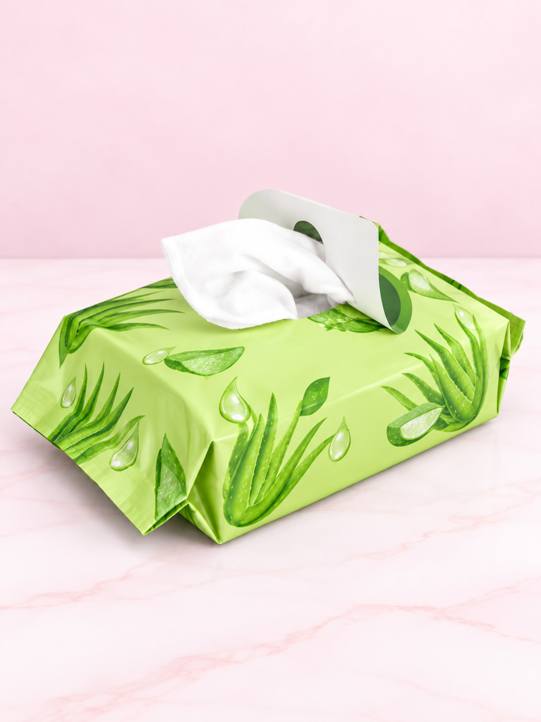 Pañitos Desmaquillantes de Aloe Vera x30 Unidades REF OH-26-058