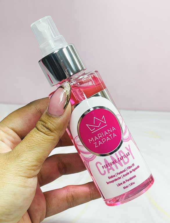 Perfume capilar de Candy Mariana Zapata