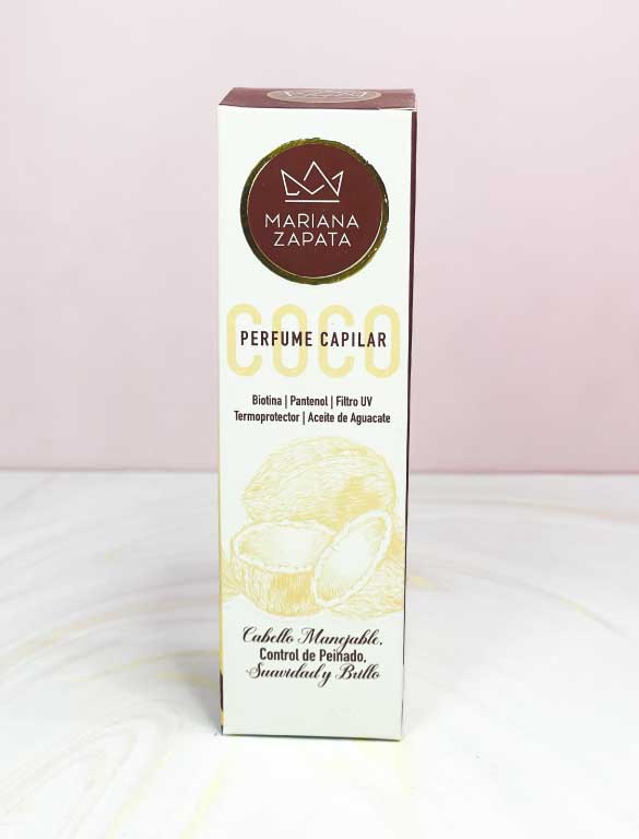 Perfume capilar de Coco Mariana Zapata
