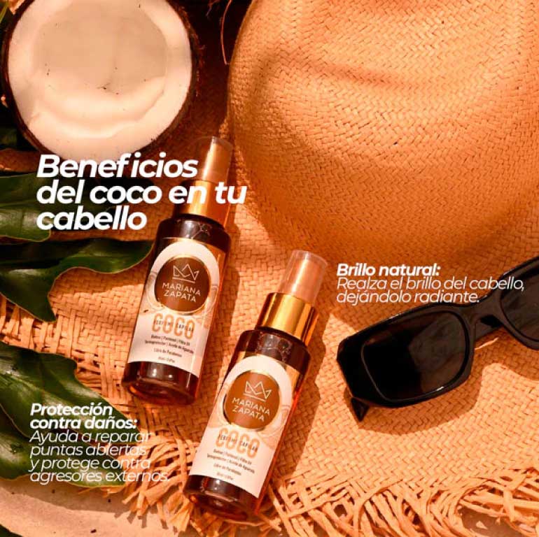 Perfume capilar de Coco Mariana Zapata