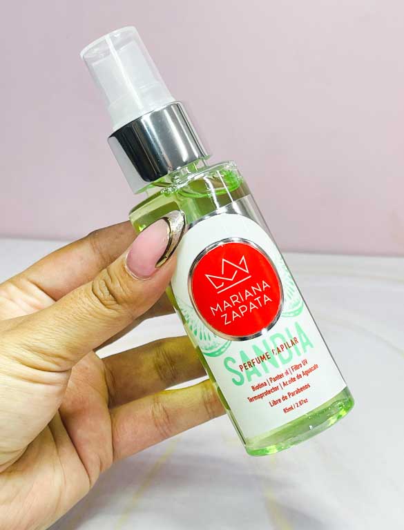 Perfume capilar de Sandía Mariana Zapata