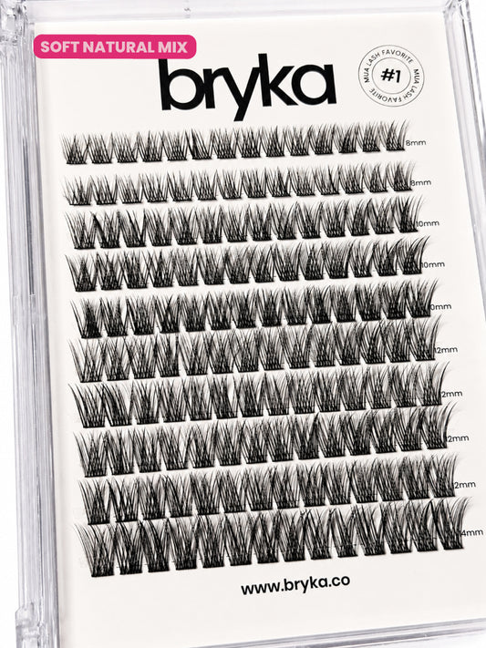 Pestañas x10 lineas SOFT NATURAL MIX Bryka