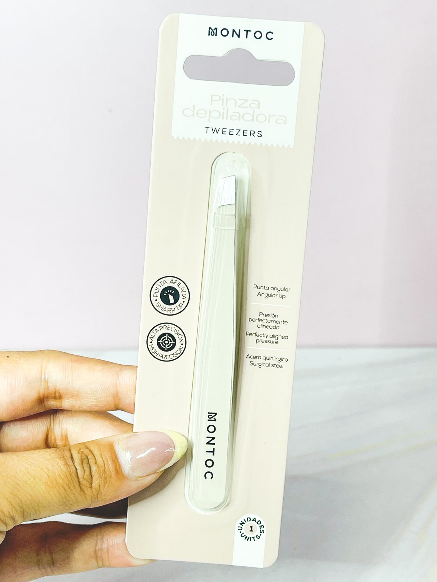 Pinza depiladora Montoc