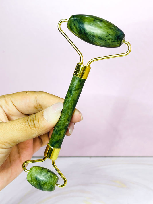 Rodillo masajeador de Jade