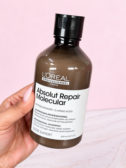 Shampoo Absolut Repair MOLECULAR 300 ml Linea Profesional (color café) Loreal