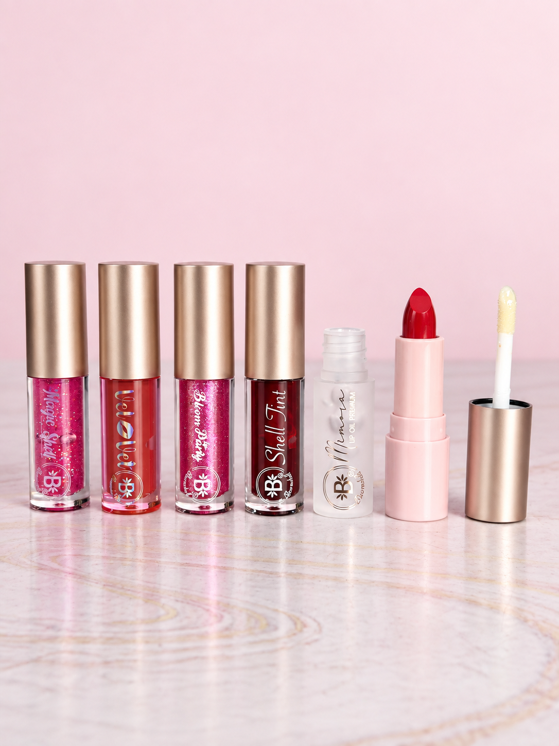 Tus mini infaltables Lip Gloss x6 Bloomshell