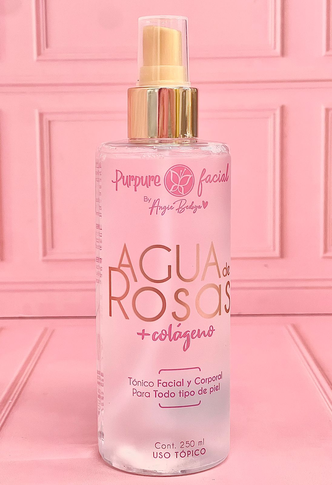 Agua de rosas + colágeno Purpure