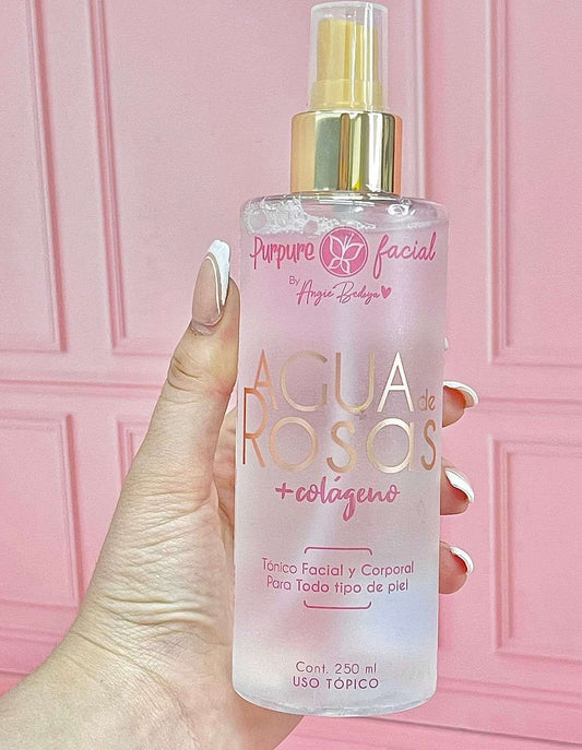 Agua de rosas + colágeno Purpure