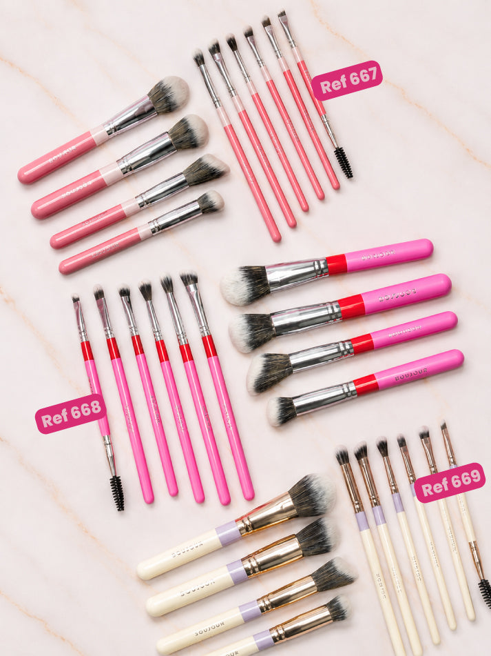 Kit de brochas Fluffy Montoc