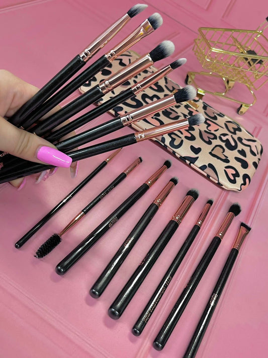 Kit de brochas de ojos x 14 Trendy