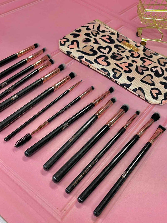 Kit de brochas de ojos x 14 Trendy