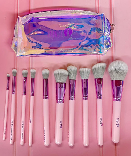 Kit de brochas tornasol x10 Trendy
