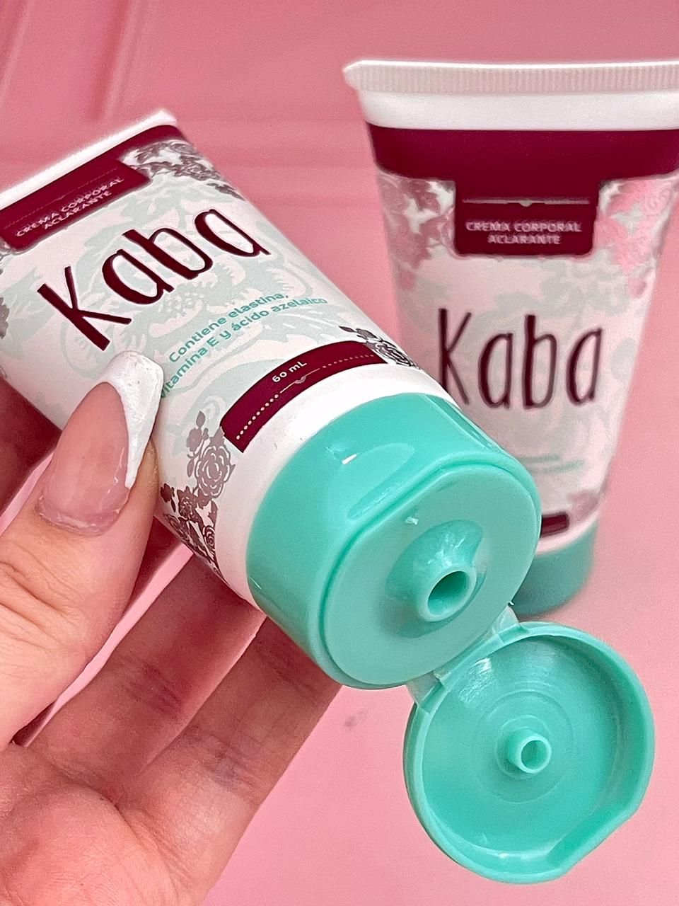 Crema corporal aclarante Kaba