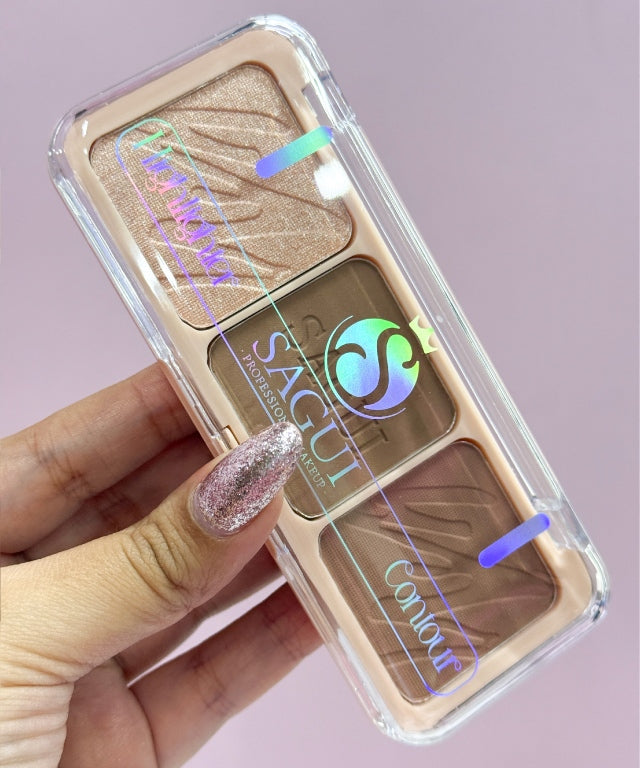 Paleta de contorno e iluminador Mystical Ref 322 Sagui