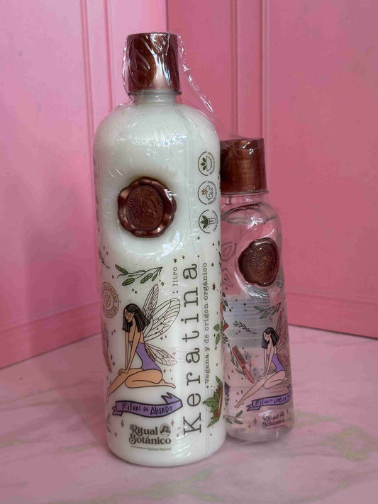 Keratina ritual botánico 1 litro NUEVO MÉTODO FLEXIBLE