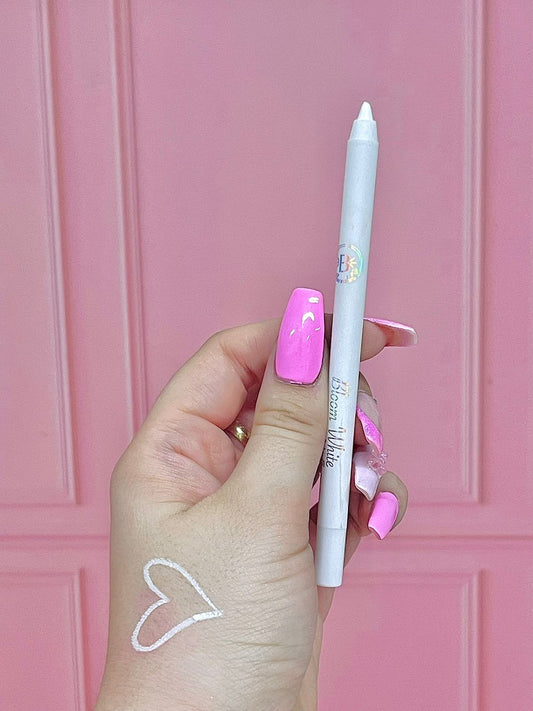 Lápiz de carbón blanco Bloomshell