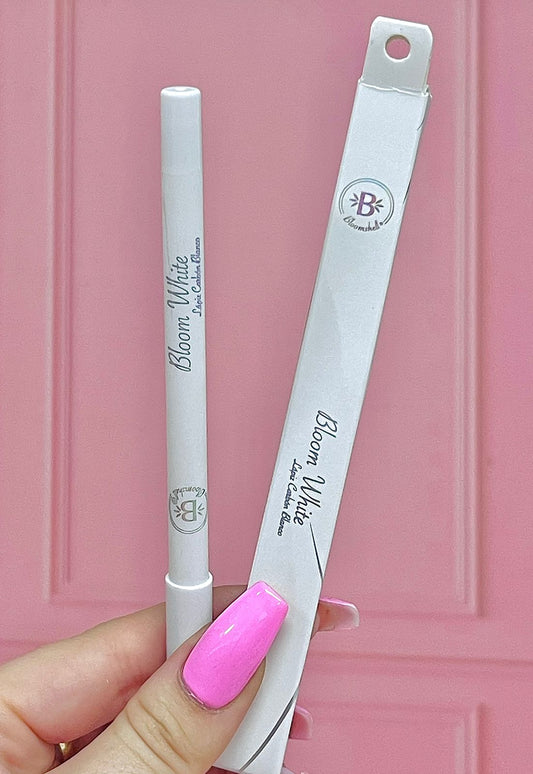 Lápiz de carbón blanco Bloomshell