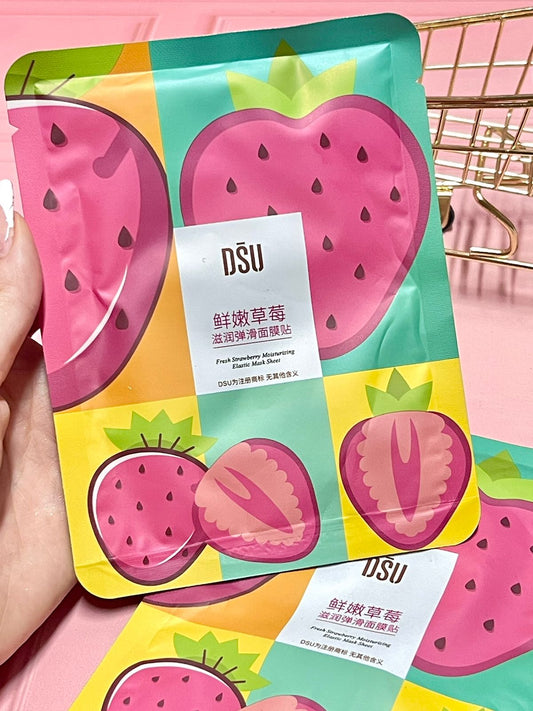 Mascarilla de frutas en velo