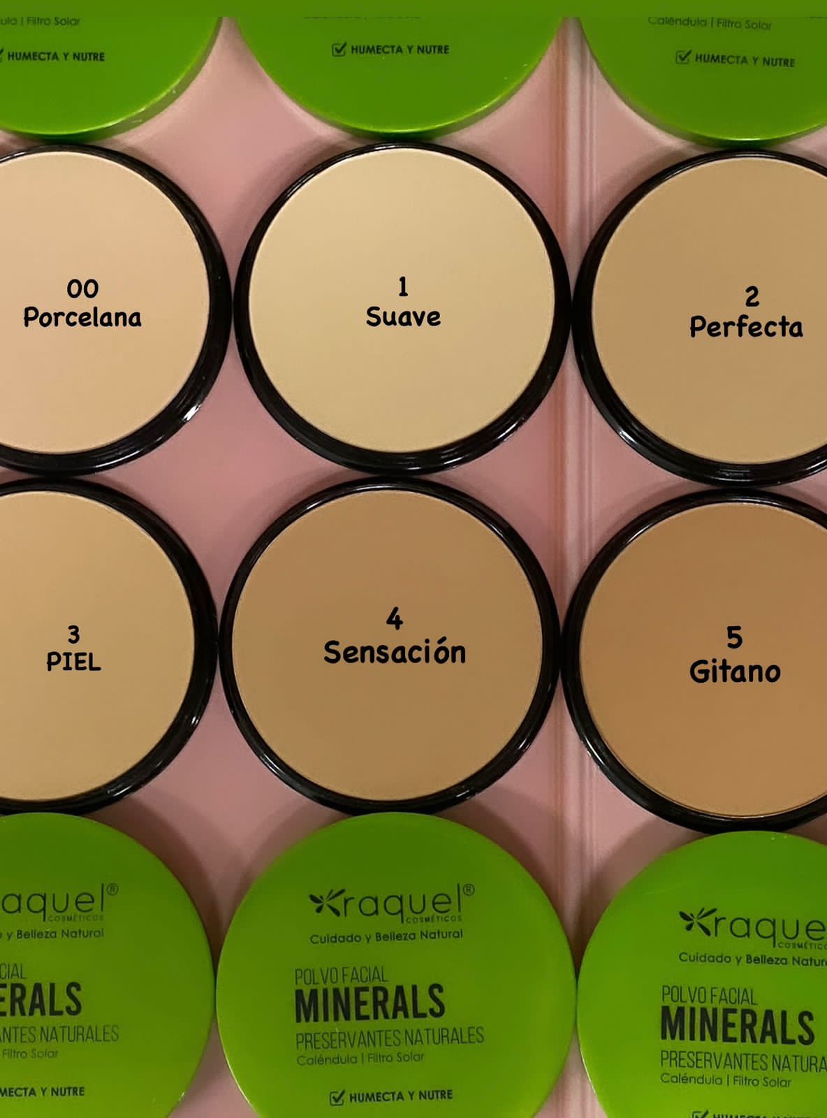 Polvo compacto mineral Raquel