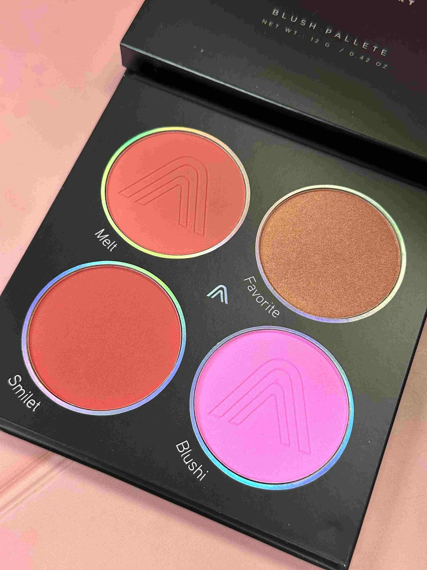 Paleta de rubores x 4 Glam Black Atenea