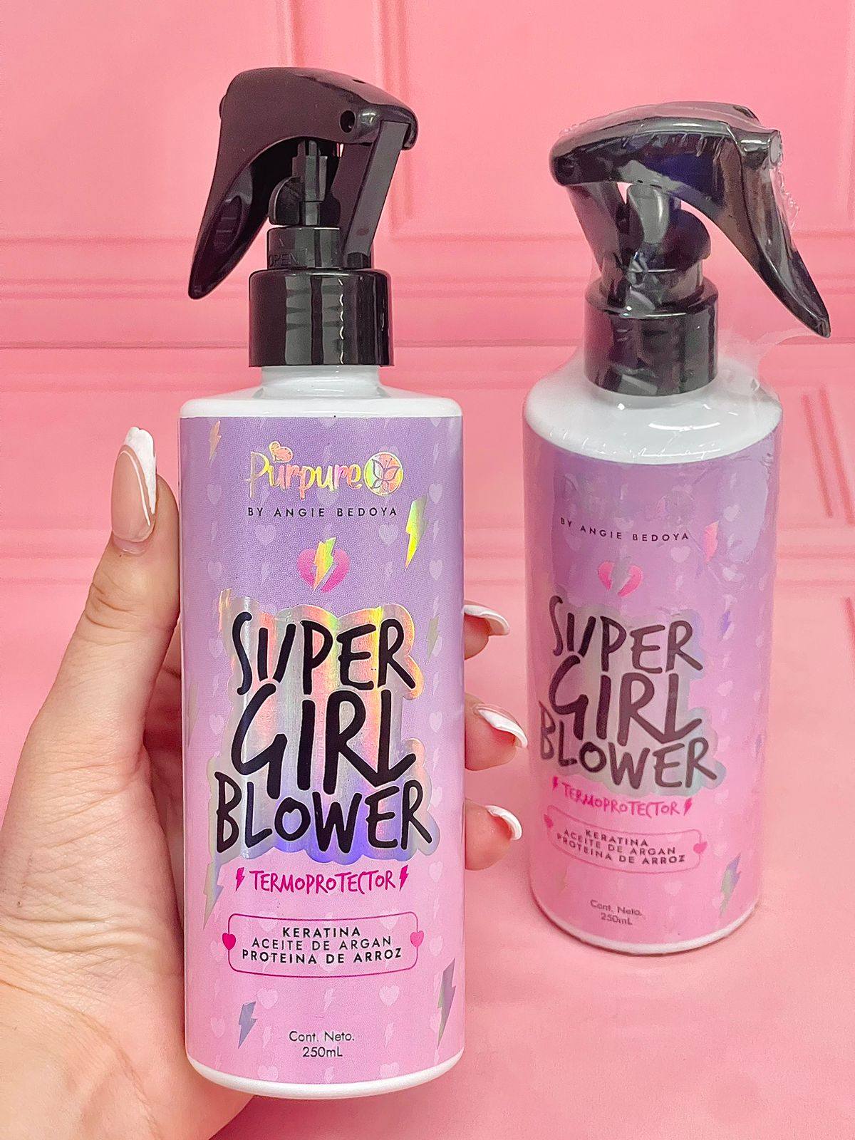 Termoprotector Super Girl Blower Purpure
