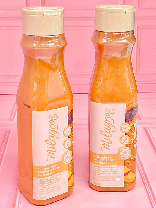 Tratamiento capilar de frutas Milagros