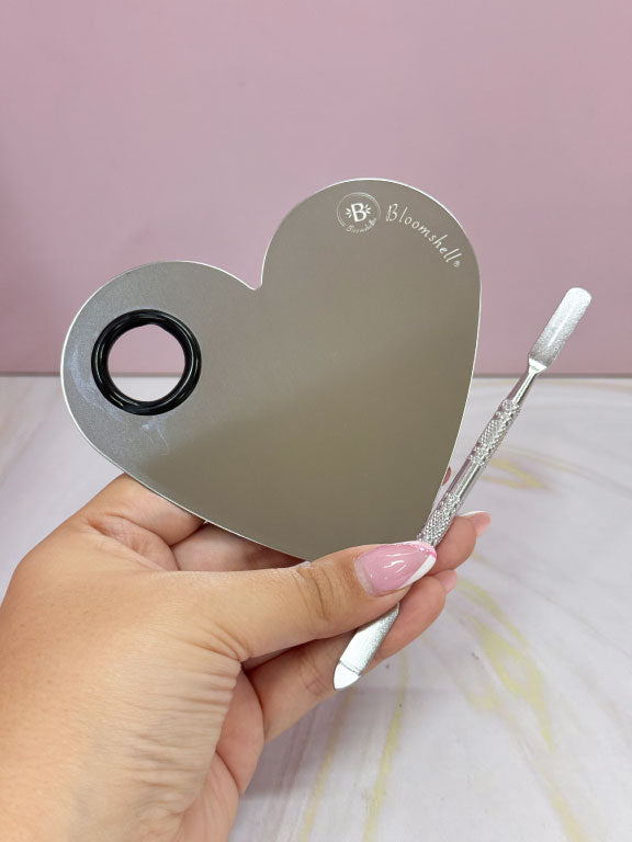 Paleta mezcladora corazón Bloomshell