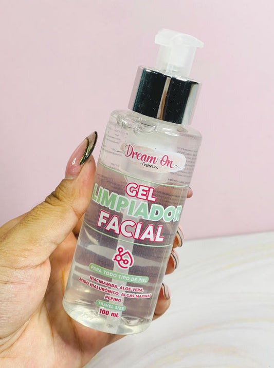 Mini Gel Limpiador facial con niacinamida tamaño viajero 100 ml Dream On Cosmetics