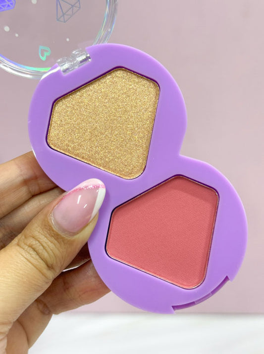 Iluminador + rubor diamond Purpure
