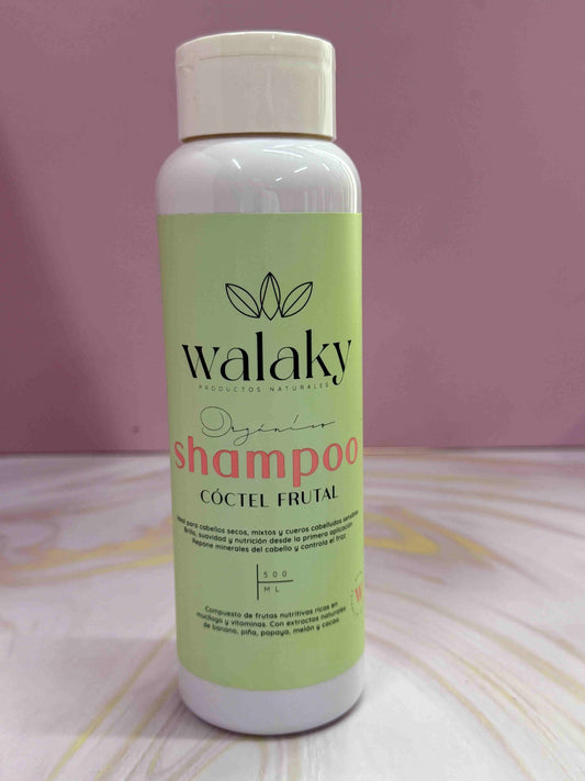 Shampoo verde frutal Walaky