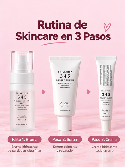 345 TRAVEL SET (Tónico MINI 60ml + Serum MINI 15ml+ Cream MINI 15ml)Dr Althea
