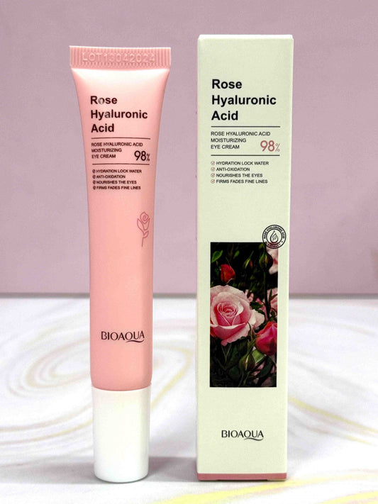 Contorno de rosas y ácido hialurónico Bioaqua