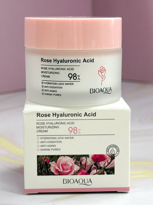 Crema de rosas y ácido hialurónico Bioaqua
