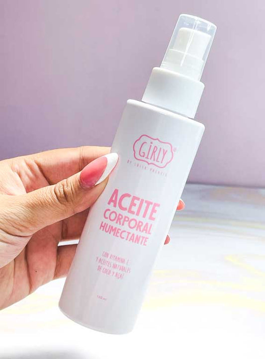 Aceite corporal humectante Girly