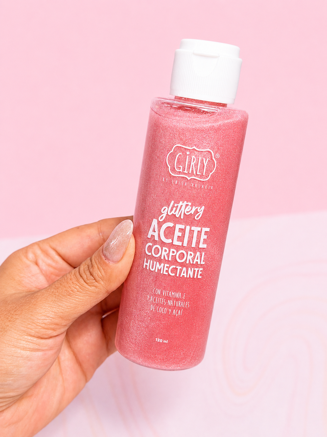 Aceite Corporal Brillante Glittery Girly