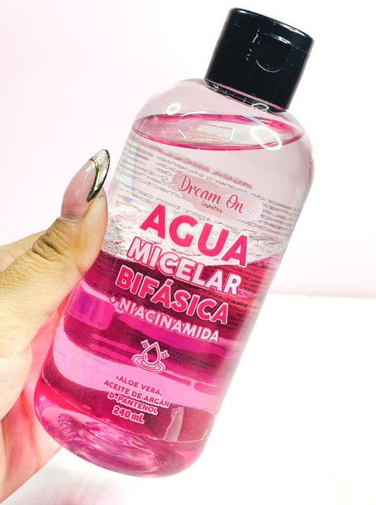 Agua bifásica con niacinamida 240 ml Dream On Cosmetics