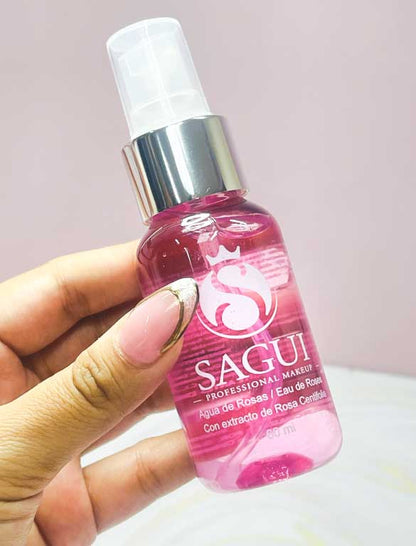 Agua de rosas mini 60 ml Sagui