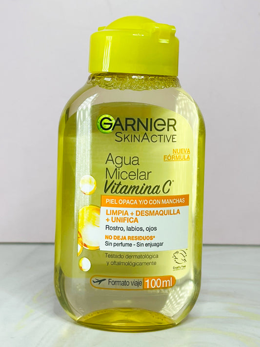 Agua micelar PEQUEÑA con VITAMINA C 100 ml Garnier