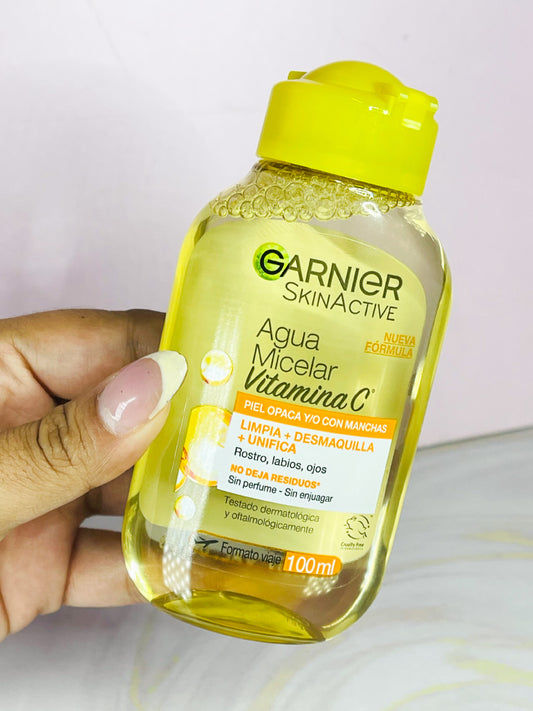 Agua micelar PEQUEÑA con VITAMINA C 100 ml Garnier