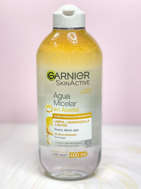 Agua micelar en aceite AMARILLA 400 ml Garnier