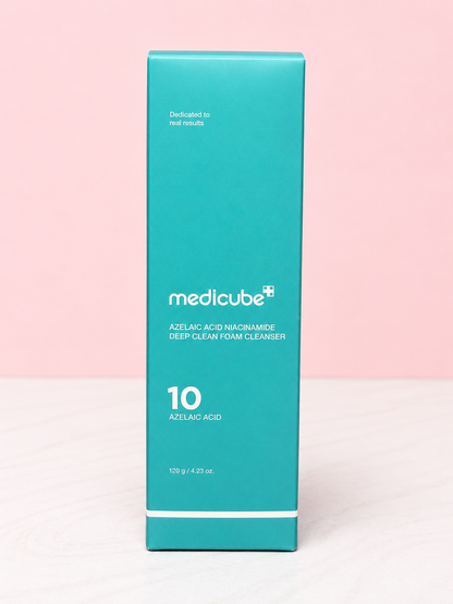Azelaic Acid Niacinamide Deep Clean Foam Cleanser 120g Medicube