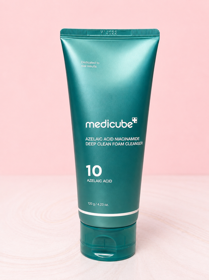 Azelaic Acid Niacinamide Deep Clean Foam Cleanser 120g Medicube