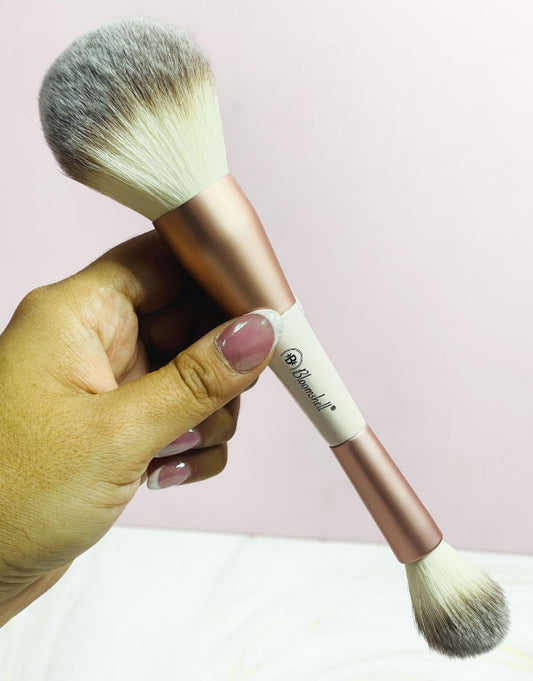 Bloom Brocha polvo suelto + iluminador Bloomshell