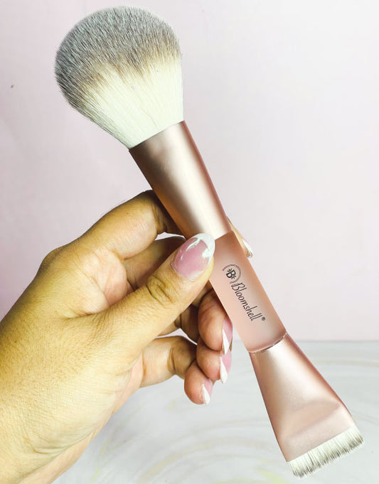 Bloom Brocha rubor + base Bloomshell