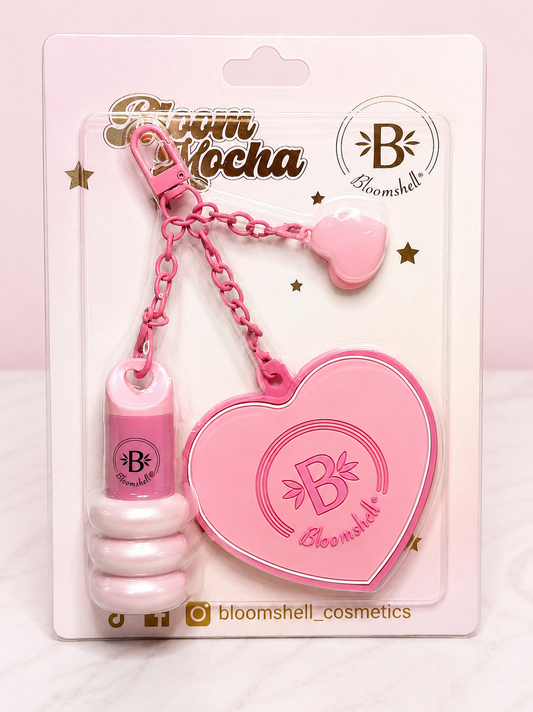 Bloom Mocha Espejo Corazón Brillo Hidratante Bloomshell