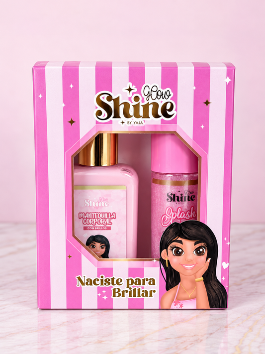 Brilli Combo MINI ROSADO Splash + Mantequilla Glow Shine By Yaja