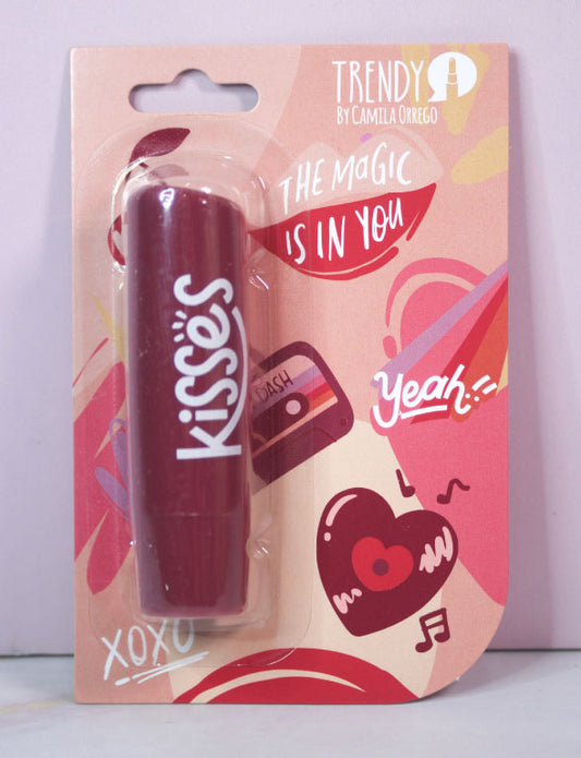 Brillo Lip Balm Kisses rojo Trendy