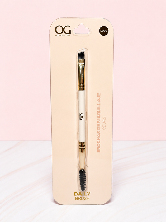 Brocha Profesional Doble de Cejas BD05 OG