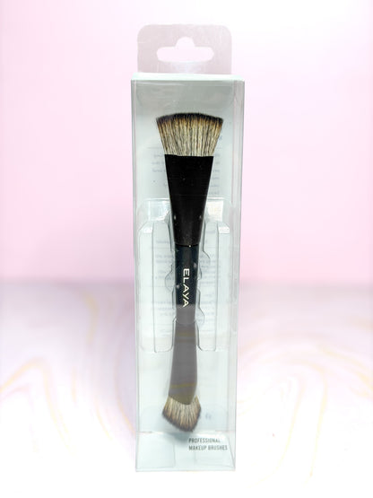 Brocha triangular doble para Base y Corrector Elaya