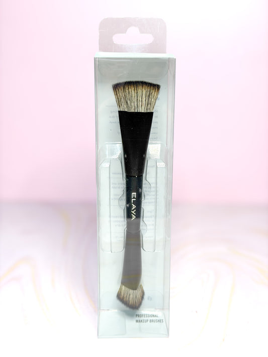 Brocha triangular doble para Base y Corrector Elaya